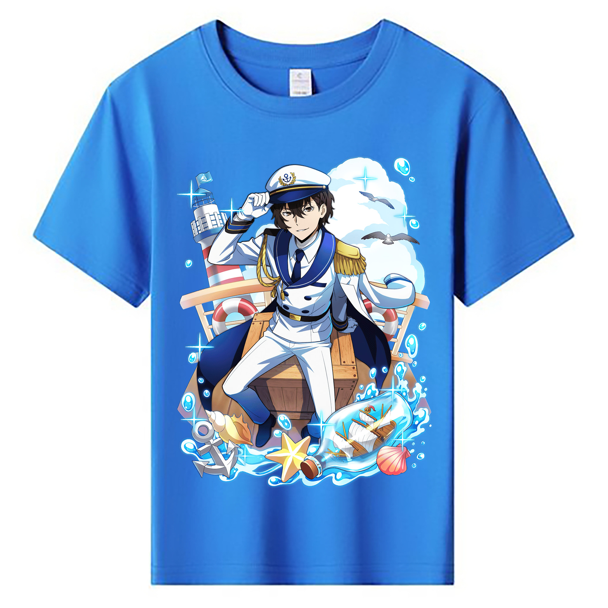 （画像用） 文豪ストレイドッグス Bungo Stray Dogs 綿100％キッズTシャツ（フロントプリント）